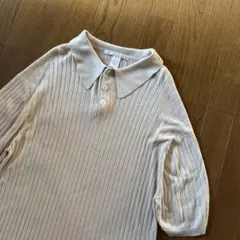 【VINTAGE】 90s ペリーエリス シルク ポロシャツのサムネイル