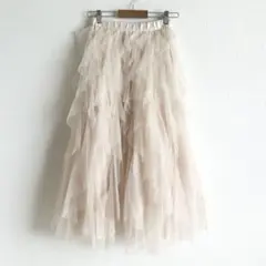 新品未使用✨ルルウィルビー　チュチュスカート　アイボリー　2024AW
