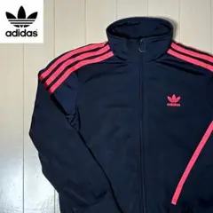 adidas トラックジャケット ネイビー ピンク 145 Y2K 韓国のサムネイル