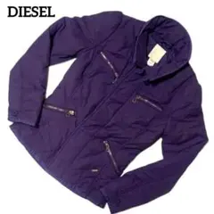 DIESEL ディーゼル　キルティング　ダウン風　ジャケット　パープル　メンズ