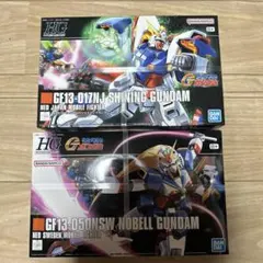 HG 1/144 シャイニングガンダム & HG 1/144 ノーベルガンダムのサムネイル
