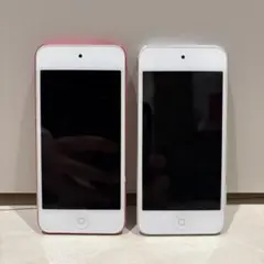 【ジャンク品】 iPod touch A1241 レッド&シルバー 2台セット