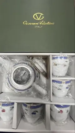 Giovanni Valentino ティーポットとカップセット