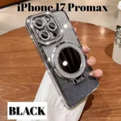 iPhone☆スマホケースMagsafe対iPhone17Promax ブラック