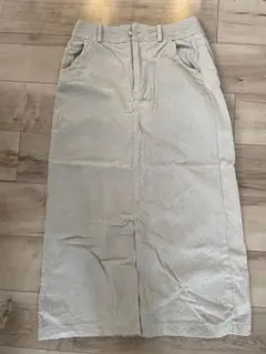 GAP ギャップ　レディース　コーデュロイ　ロングタイトスカート　ベージュ　2