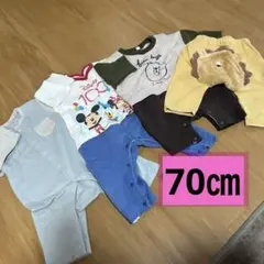 カバーオール　ロンパース 70センチ　春　4点セット　まとめ売り