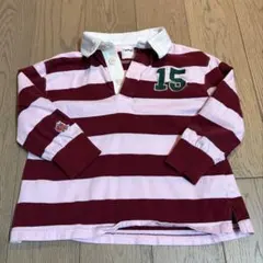 Catchup / ケチャップ キッズ 長袖ラガーシャツ 120cm