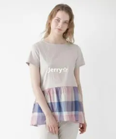 ブルーレーベルクレストブリッジ コンパクトコットンポンチペプラムカットソーのサムネイル