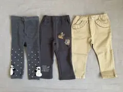 ミキハウス他ベビー用パンツ80