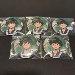 僕のヒーローアカデミア　極楽湯　緑谷出久　缶バッジ