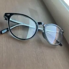黒縁メガネ 伊達メガネ　SWEAT