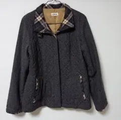 FOU FORET 中綿ジャケット レディース F チェック裏地 秋冬 アウター