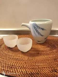 新品】長崎伝統工芸 びいどろ 酒器 ガラス 片口 お猪口セット 吹き