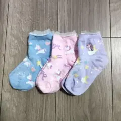 ユニコーンデザイン靴下3足セット