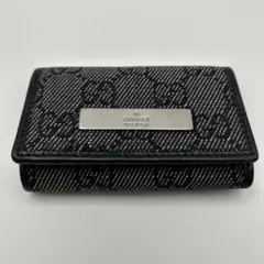 GUCCI GGロゴ レザーキーケース AB 美品