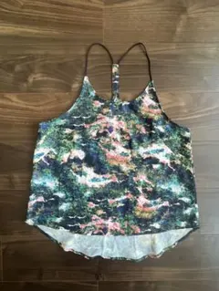 H&M 総柄 レーサーバック キャミソール　美品のサムネイル