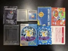 一般発売仕様 ポケットモンスター 青 ゲームボーイ ソフト 箱 説明書付き