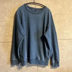 ユニクロ　インディゴスウェット　L