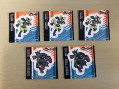 ポケモンスナック シール ルカリオ メガルカリオ ステッカー 5枚セット