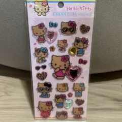 キラキララインストーンシール　日焼けキティ