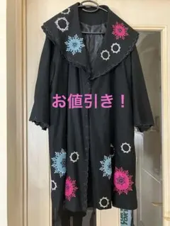 コートワンピース刺繍4L