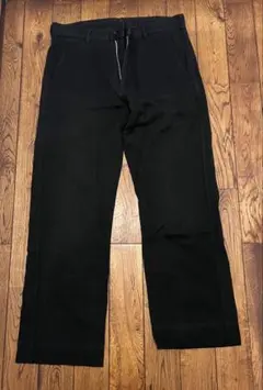 コムデギャルソン オム ピケ ブラック コーデュロイ チノ デニム