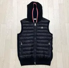 極美品　モンクレール　ダウンベスト　ブラック　サイズM 国内正規品