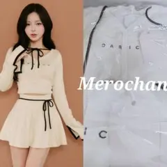 ダーリッチ ウエストオープンリボンデザインニットミニワンピース FREE フリー