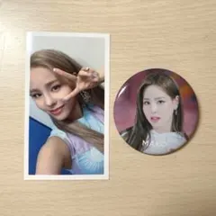 NiziU マコ トレカ＆缶バッジセット