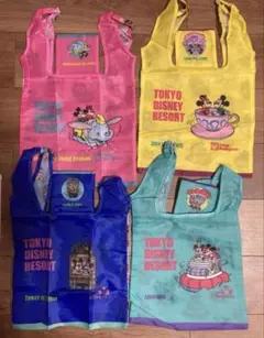 新品　東京ディズニーランド限定エコバッグ　トートバッグ4種セット　ミッキーマウス