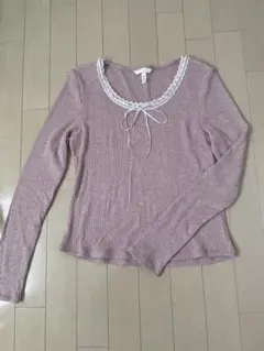 H&M キラキラピンクトップス