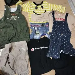 ベビー服セット（オーバーオール/Tシャツ）