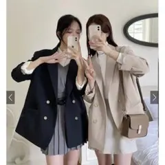 ダブルボタンテーラードジャケット[al275]