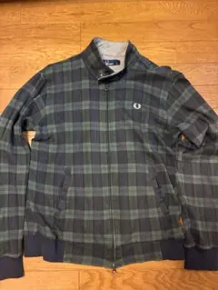 FRED PERRY グリーン・ネイビー チェック ジャケット