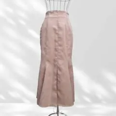 ★ナイスクラップ フロントスリットマーメイドスカート ピンク★