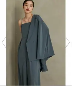 完売 アルページュストーリー シアージャケット ライトブルーS 新品