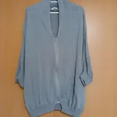 フード付きカーディガン