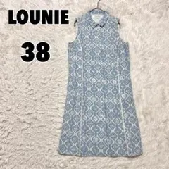 ♥LOUNIE♥ ルーニィ (38) 総レース シャツワンピース ノースリーブ