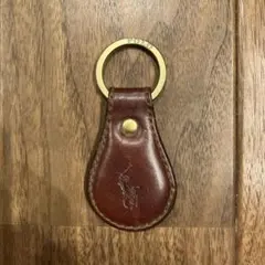 Polo by Ralph Lauren レザーキーホルダー ブラウン 茶