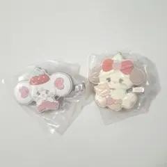 mikko ふわっとフロッキークリップグミ ヘアクリップ スフレ　チュー