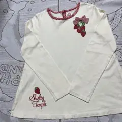 美品♡Shirley Temple ♡ストロベリ長袖カットソー♡１４０