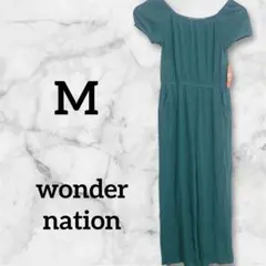 wonder nation ダークグリーンオールインワン【M】