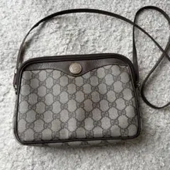 GUCCI オールドグッチ　ショルダーバッグ ベージュ/ブラウン