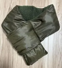 POLARTEC フリース ボア マフラー　カーキ