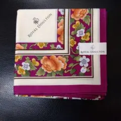 Royal Doulton ハンカチ 花柄 ピンクのサムネイル