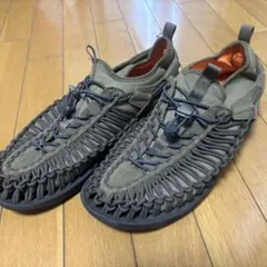keen キーン ユニーク スニーカー 28cm オリーブ