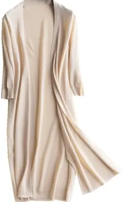 ロングカーディガン レディース オープン 薄手 ニット 冷房対策 uvカット