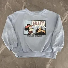 littc ミッキー 水色 トレーナー 120