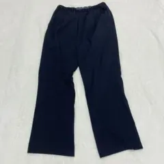フォークアンドスプーン タックイージーパンツ ネイビー M 裏地あり