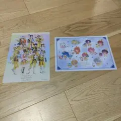 カラフルピーチ　下敷き　2枚セット